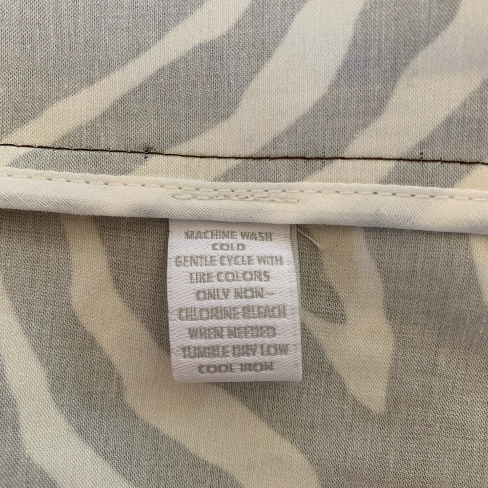 NWOT Charter Club Jacket. Small. Animal Print Brown and Off-White - Picture 9 of 9